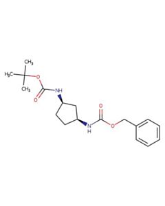 Astatech (1R,3S)-1-(BOC-AMINO)-3-(CBZ-AMINO)CYCLOPENTANE; 1G; Purity 95%; MDL-MFCD28398154